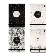 Блокнот А5 100л точка,вертик MEGAPOLIS JOURNAL BLACK&WHITE 4 ВИДА 3-475/04, арт. 1217586