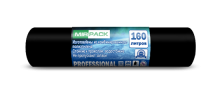 Мешки ПВД "PROFESSIONAL" 160л, 93*110, 30 мкм, 20 штук в рулоне, черные