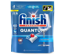 Таблетки для посудомоечных машин Finish Quantum Powerball, 60 шт.