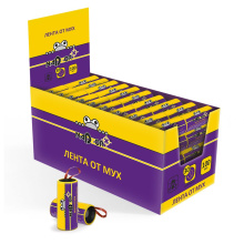 Липкая лента от мух Nadzor в шоубоксе, 100 шт.