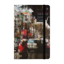 Блокнот А5 100л линия,горизонт MEGAPOLIS JOURNAL JAZZ CAFE 4 ВИДА 3-477/03, арт. 1217587