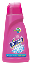 Пятновыводитель жидкий Vanish Oxi Action розовый, для цветных тканей, 1 л