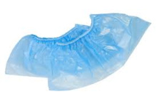 Бахилы одноразовые (полиэт., 17 мкм, голубой цвет), 100 шт./упак.