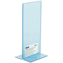 Тейбл-тент (подставка для рекламы) OfficeSpace, А5, двухсторонний, вертикальный, арт. TT_28676