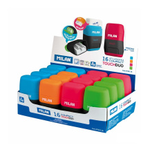 Ластик -точилка Milan Compact touch, в ассортименте, арт. 1032917