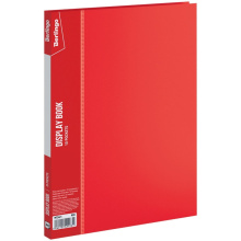 Папка с 10 вкладышами Berlingo "Standard", 9мм, 600мкм, красная, арт. MT2421