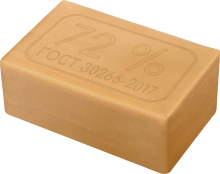 Мыло хозяйственное твердое 72%, 200г