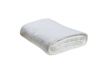 Ткань вафельная, х/б, отбеленная, техническая, ширина 45+/-2см, плотность 120+/-5 г/м2 в рулонах по 60 п/м