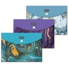 Папка-конверт на кнопке А5 Attache Selection Fluid, 1шт, в ассортименте, арт. 1046537
