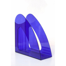 Вертикальный накопитель Attache 90 мм прозрачный синий, арт. 731884