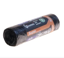 Мешки для мусора ПНД "Glionni" 60л, черный цвет, Super, 30 шт./рул.