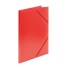 Папка с резинкой inФОРМАТ А4 33 мм красн. пластик, арт. NP6750R