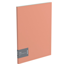 Папка с 10 вкладышами Berlingo "Soft", 9мм, 600мкм, коралловая, арт. AVp_10213