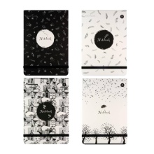 Блокнот А5 100л точка,вертик MEGAPOLIS JOURNAL BLACK&WHITE 4 ВИДА 3-475/04, арт. 1217586