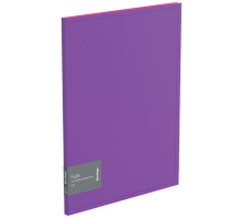 Папка с 10 вкладышами Berlingo "Fuze", 9мм, 600мкм, фиолетовая, арт. AVp_10307