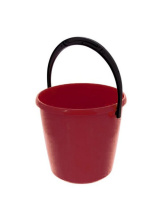 Ведро 10 л "ЗИМА" красный