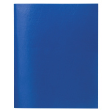 Тетрадь бумвинил А5 96л. скоба, офсет №2 ЭКОНОМ, клетка, с полями, STAFF, СИНИЙ, арт. 402019