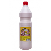 Средство для растворения загрязнений канализационных труб  "Кротаранрозовый", 1л