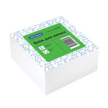 Блок для записей OfficeSpace, 8*8*4см, белый, арт. 263618