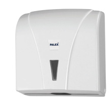 Диспенсер листовых полотенец Z-сложения, пластик, белый, арт. 3464-0