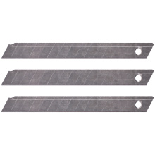 Лезвие запасное для ножей эконом  9мм 10шт./уп., пласт.футляр, арт. 882895