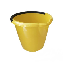 Ведро пищевое 7 л "ЧУДО" мерное со сливом желтое