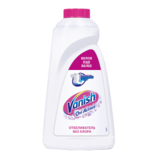 Пятновыводитель жидкий Vanish Oxi Action "Кристальная белизна" для белого, 1 л