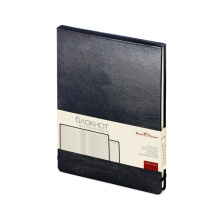 Блокнот с резин. А5 100л. клетка MEGAPOLIS (REPORTER),черный 3-103/02, арт. 1217581