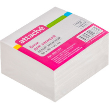 Блок-кубик ATTACHE эконом 9x9x5, прозр. бокс, белый 65г 70-80%, арт. 777228