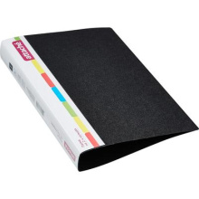 Папка на 2-х кольцах пласт. 35/42мм А4 ATTACHE F502/07 черная Рарт. 50285