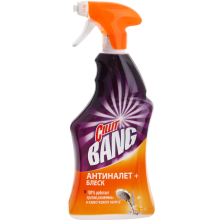 Мощное средство "Cillit Bang Антиналет+Блеск", оранжевый, курок, 750 мл