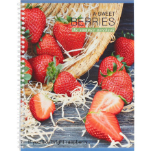 Тетрадь общая А4,80л,кл,гребень, мел.карт. Сладкая ягода в ассор ТО80А49547, арт. 836832
