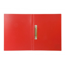 Папка с кольцами LITE А4 2 кольца 500 мкм 21 мм красн. пластик, арт. NP50-21R