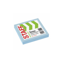 Блок самоклеящийся  STAFF MANAGER, 76х76 мм, 100 листов, голубой, арт. 129362