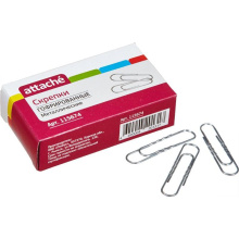 Скрепки Attache, 50 мм ,гофрированные без.покрытия 50 шт.в карт.уп, арт. 115674