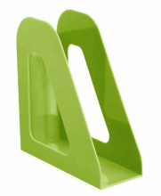 Лоток для бумаг вертикальный Стамм "Фаворит", зеленый Kiwi, арт. ЛТ720