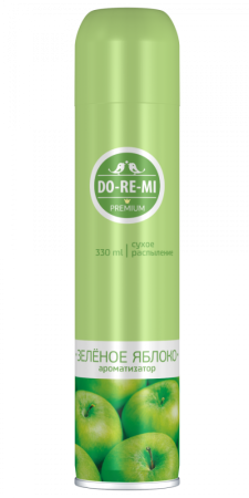 Освежитель воздуха "До-Ре-Ми" Премиум, Зеленое яблоко, 330мл