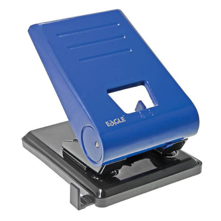 Дырокол EAGLE синий металл 50 л. линейка форматов, арт. 837XL/с