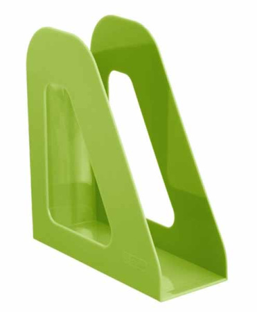 Лоток для бумаг вертикальный Стамм "Фаворит", зеленый Kiwi, арт. ЛТ720