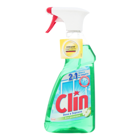 Средство для мытья окон "КЛИН" (яблоко) 500мл