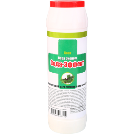 Порошок чистящий "Вера Эконом" Сода Эффект. Хвоя в п/э туба, 500г