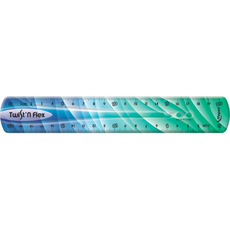 Линейка 20 см Maped TWIST'N FLEX PATTERNS нелом-я гибкая двуст. Шкала 279215, арт. 1255278