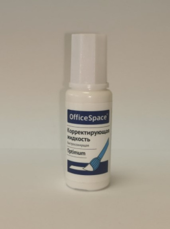 Корректирующая жидкость 15 мл на растворителе OfficeSpace "Optimum"