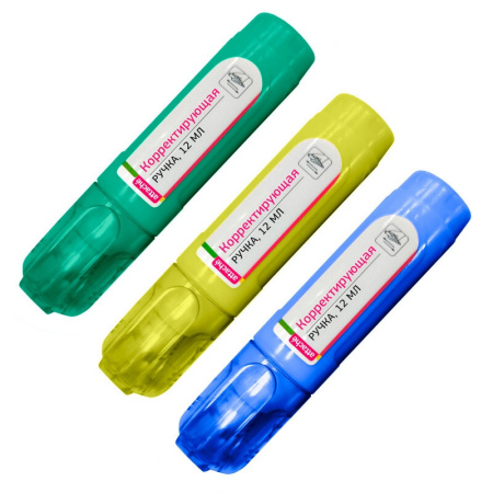 Корректирующий карандаш 12 мл Attache, металлический наконечник, арт. 918102