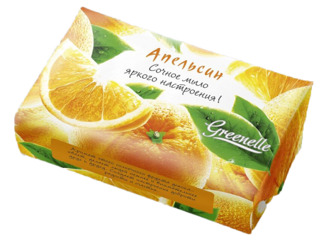 Мыло туалетное твердое "Апельсин" марка "Классическое", ном.масса 90 г