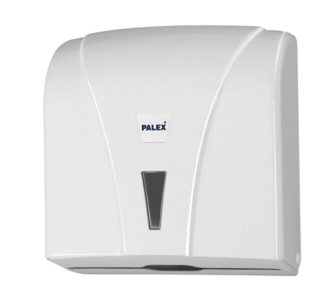 Диспенсер листовых полотенец Z-сложения, пластик, белый, арт. 3464-0