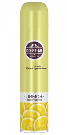 Освежитель воздуха Do-re-mi Premium "Лимон" сухое распыление, 330мл